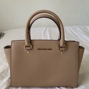 Selma Saffiano Leather Medium Satchel | Michael Kors